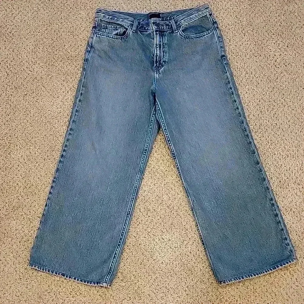 Uniqlo Flared Bottoms Low Rise Barrel Size 3 - Picture 1 of 11